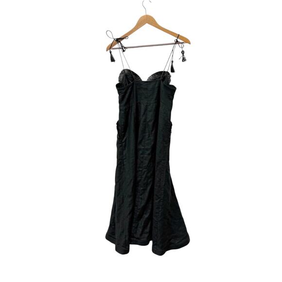 Alice McCall Girls On Film Midi Dress Black Women’s Size 4‎ MSRP $490 - Picture 7 of 15